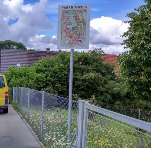 Radweg-Autoparkplatz Henry Dinger Isen