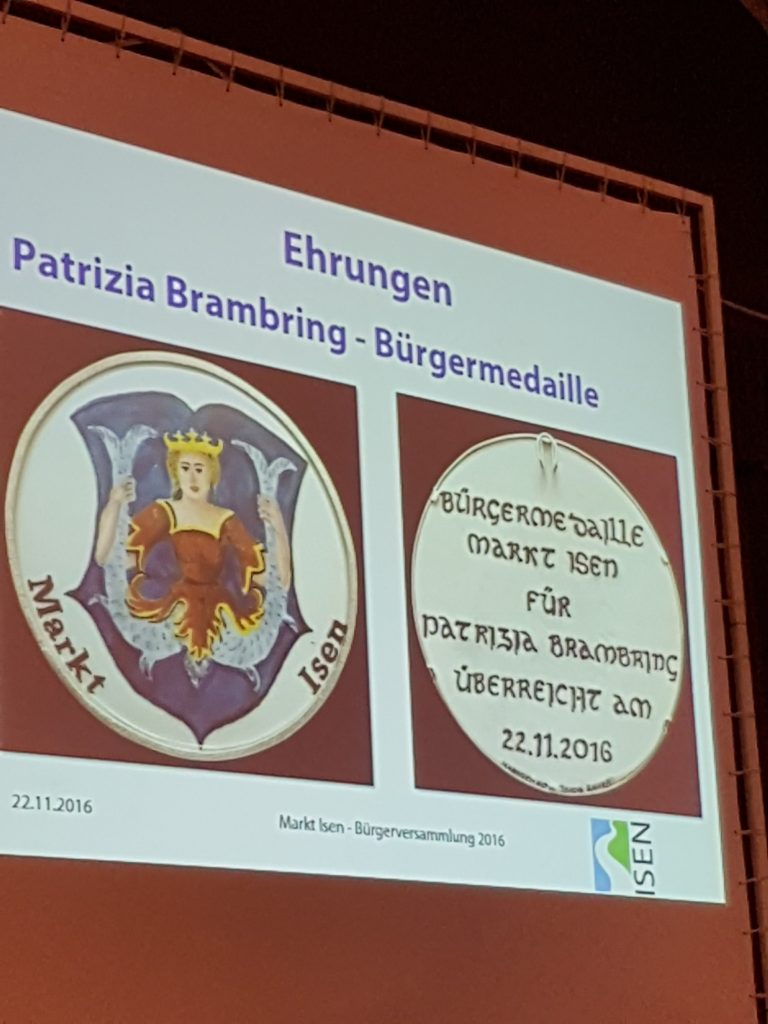 Bürgermedaille für Patrizia Brambring