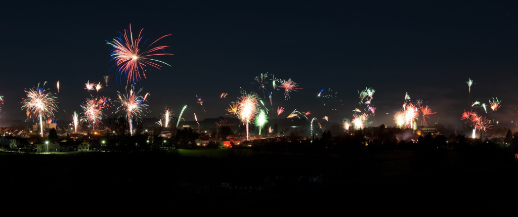 Feuerwerk Isen - Foto Marika Hiermann