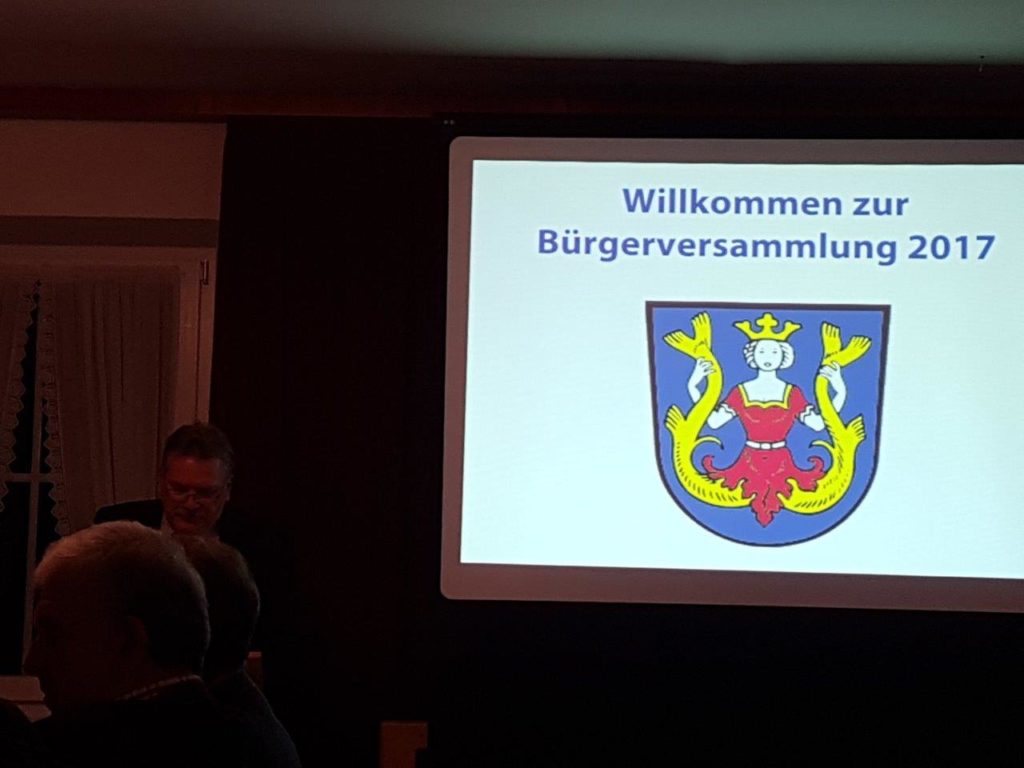 Bürgerversammlung 2017 - hier in Pemmering