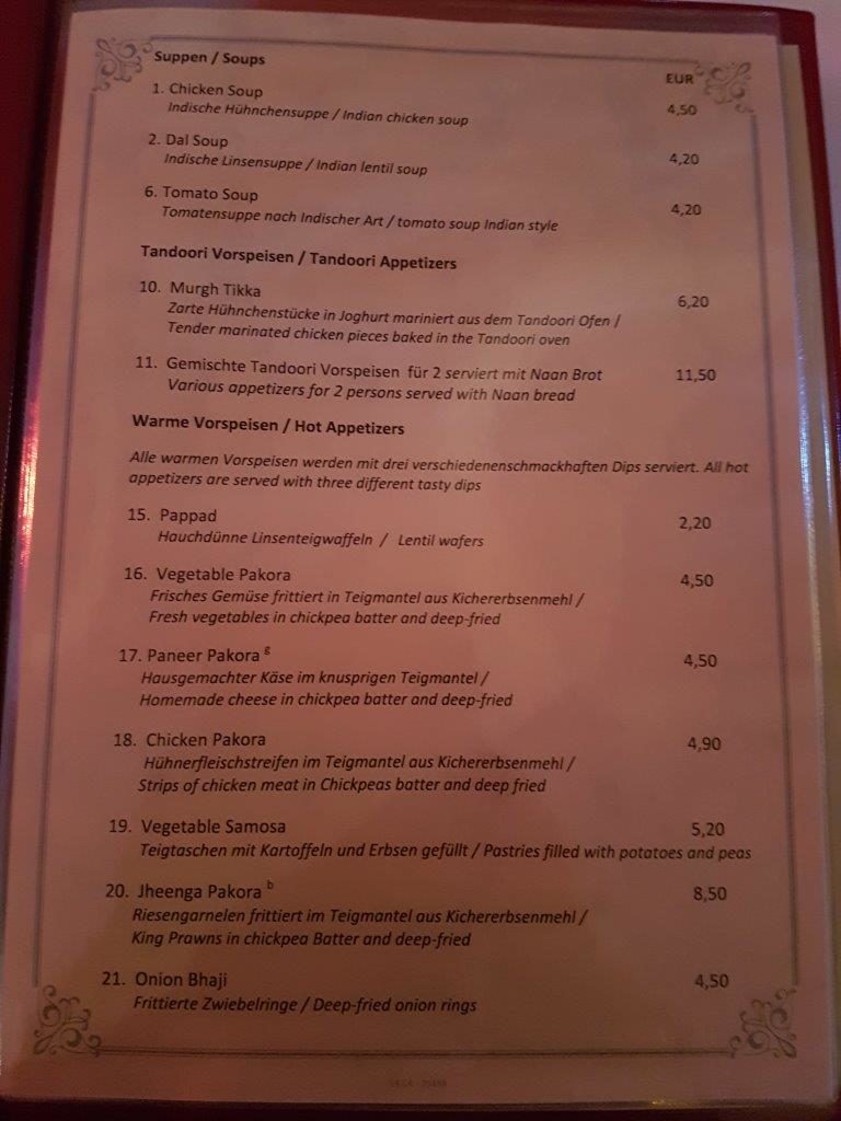 Delhi Palace Indisches Restaurant in Isen