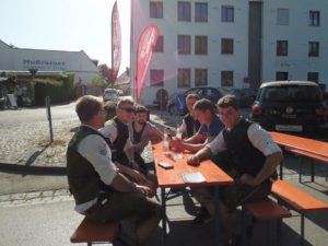 Vui Spaß hatten die Burschen vom Burschenverein Burgrain