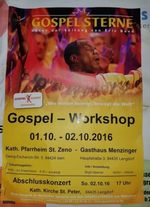Gospelsterne 2016 Isen und Lengdorf