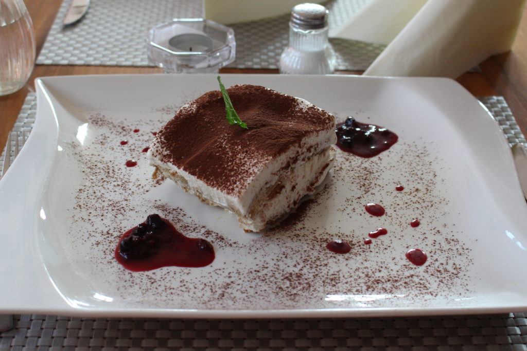 Original italienisches Rezept für Tiramisu im Restaurant La Locanda in Isen