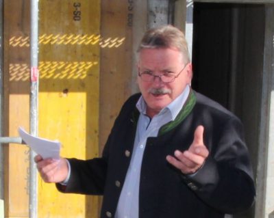 1. Bürgermeister Siegfried Fischer aus Isen, Foto Henry Dinger