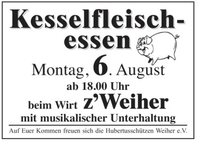 Kesselfleisch-Essen-Hubertus-Schützen-Weiher