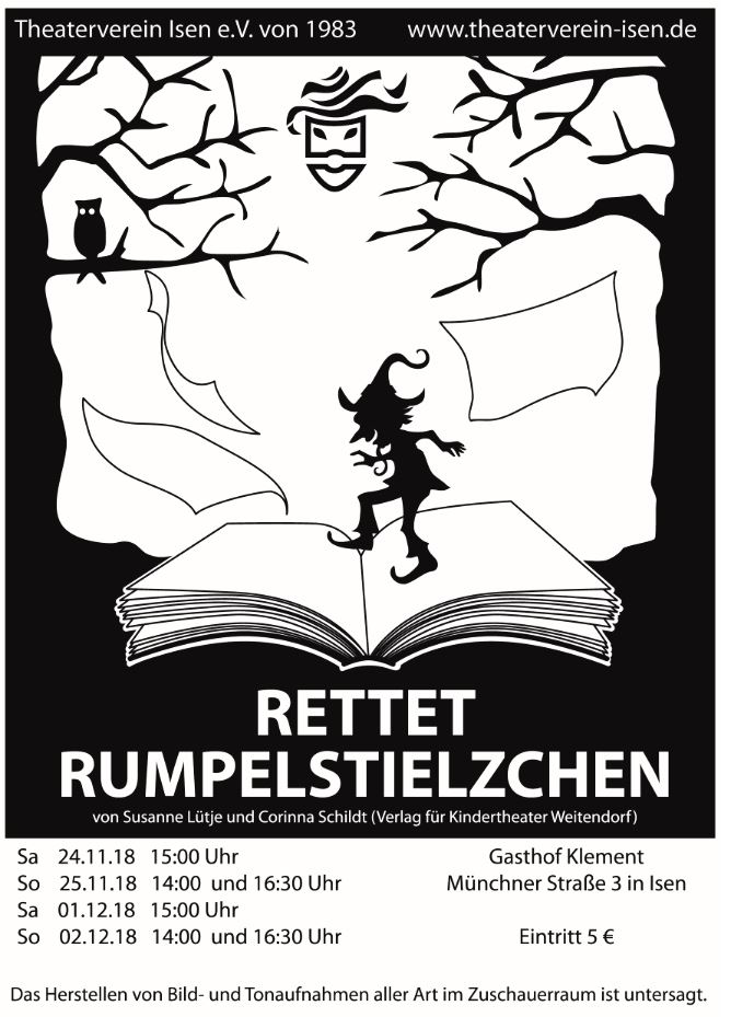 Rettet Rumpelstielzchen Theaterverein Isen 2018