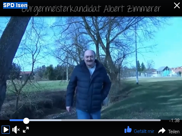 Video Albert Zimmerer Bürgermeister-Kandidat für Isen