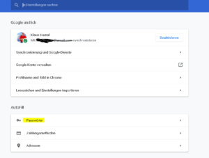 Google Chrome Passwörter Anzeigen Google Chrome Passwörter Anzeigen