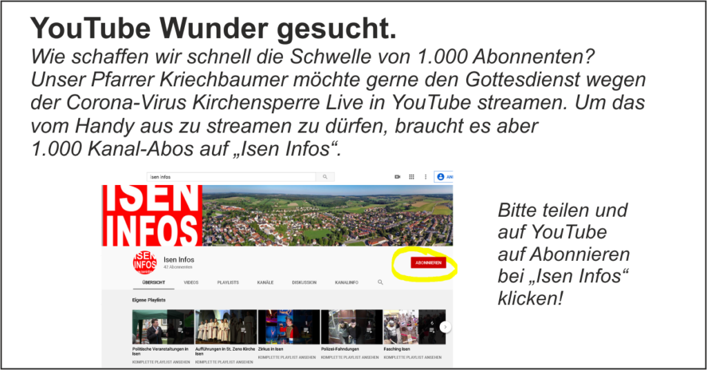 Kirche St. Zeno Isen - YouTube Wunder gesucht