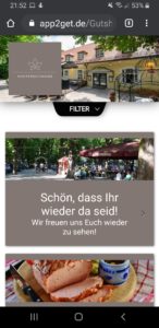 Gutshof Menterschwaige setzt auf app2get als Digitale Live Speisekarte