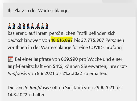 Impftermin-Rechner