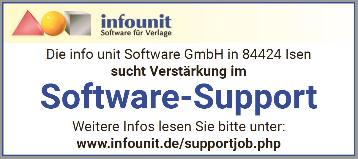 Verstärkung im Software-Support gesucht