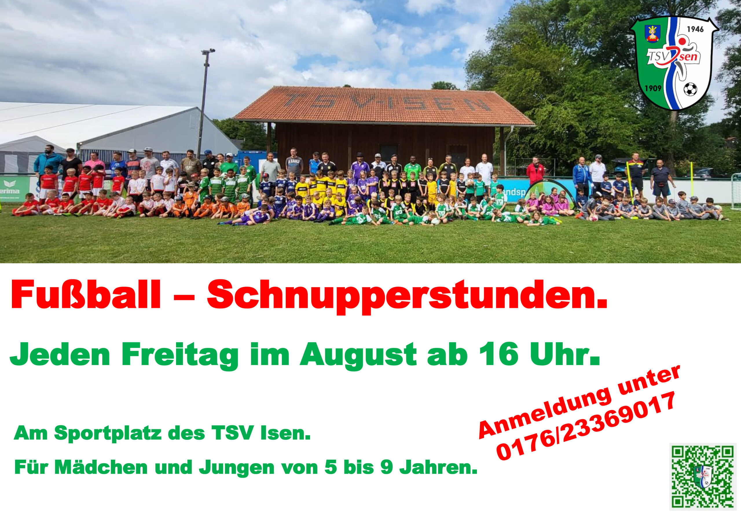 TSV Isen Jugendfußball Schnupperstunden