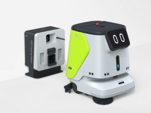 Dockingstation-mit-Reinigungsroboter-CC1-von-Pudu