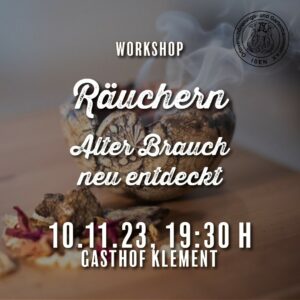 OVV Workshop Räuchern - Alter Brauch neu entdeckt