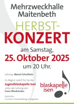 Flyer Herbstkonzert