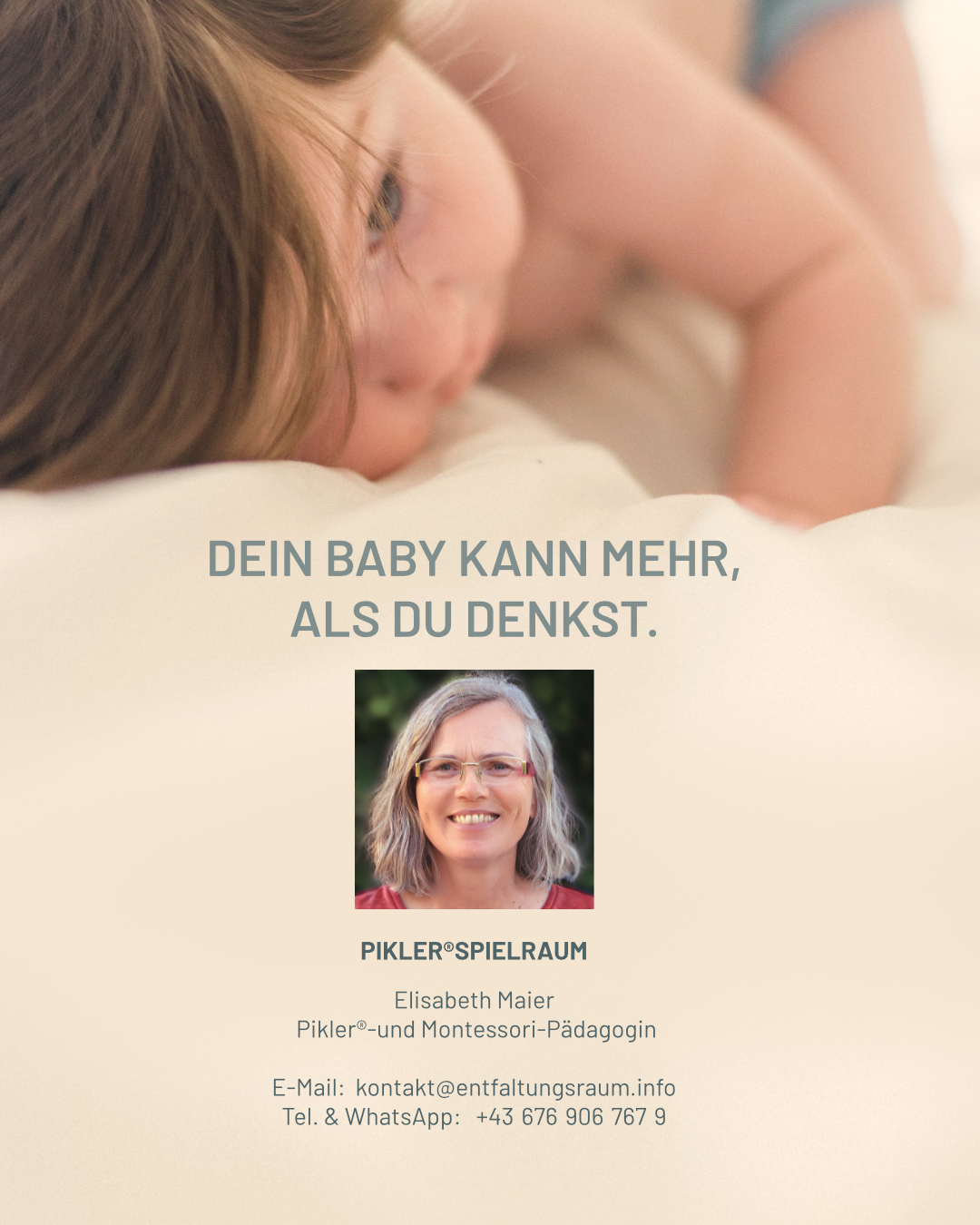 Dein Baby kann mehr als Du denkst, Pilker