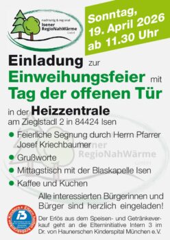 Einweihungsfeier Heizzentrale Nahwärme Isen